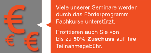 Förderprogramm Fachkurse Förderprogramm Fachkurse
